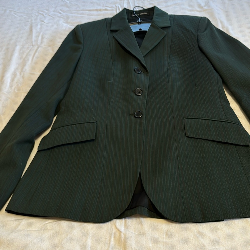 Women’s english hunt coat-green-heavier weight/size 6R